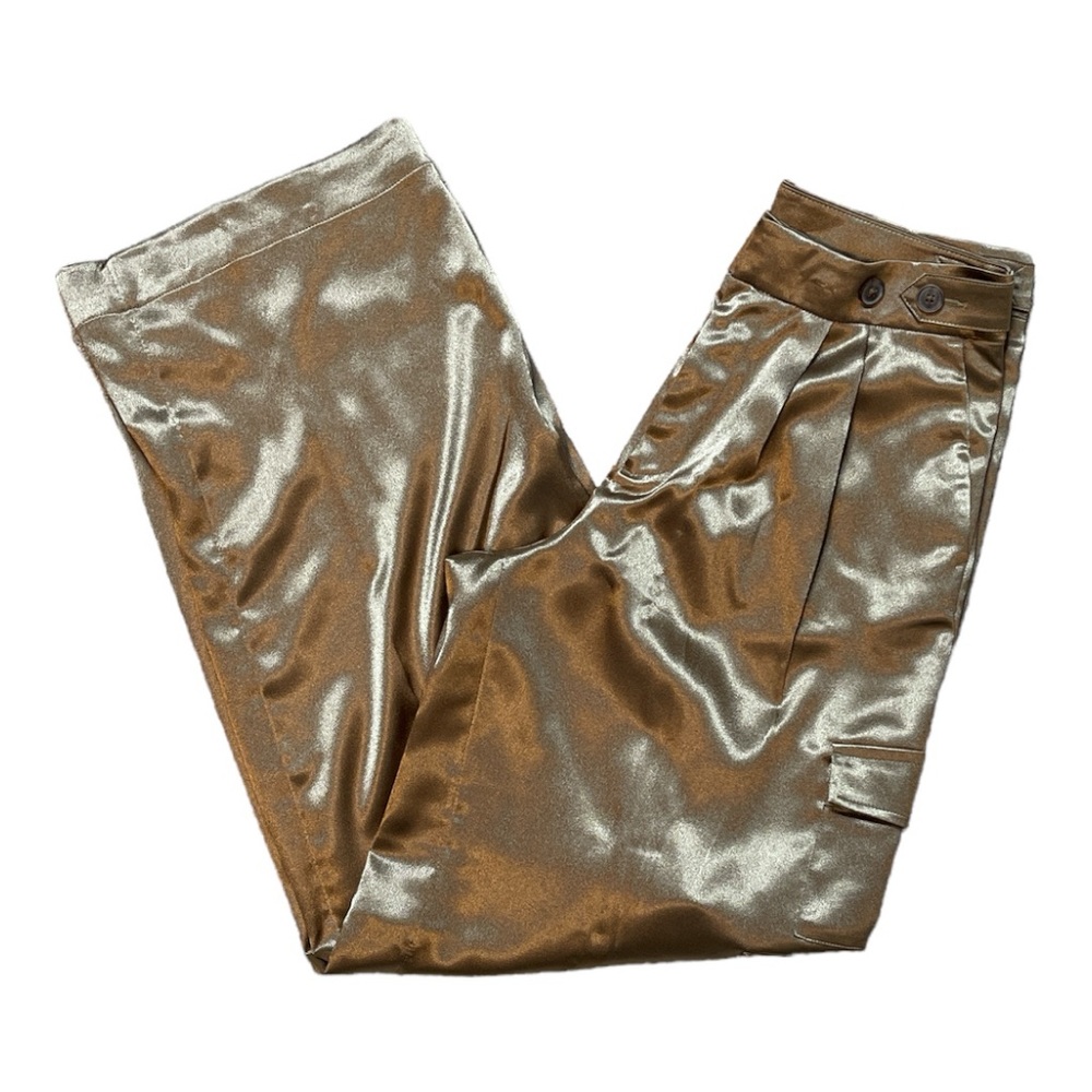 A NEW DAY HIGH RISE SATIN CARGO PANTS **NWT** - Picture 3 of 11